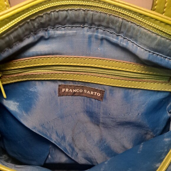 Share Franco Sarto Sage/Mint green leather hand bag - Picture 6 of 10